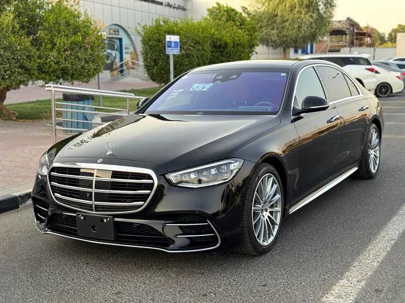 MERCEDES BENZ S580 V8 INTERIOR RED MINT CONDITION CAR AUCTION GRADE 4.5/B63699045412994111