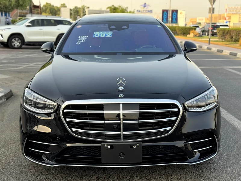 MERCEDES BENZ S580 V8 INTERIOR RED MINT CONDITION CAR AUCTION GRADE 4.5/B63699045412994112