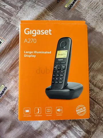 New‼Gigaset A270 Cordless Phone HDSP Technology,Landline Phone18Hrs TalkTime, 200Hrs Standby,75 dhs‼
