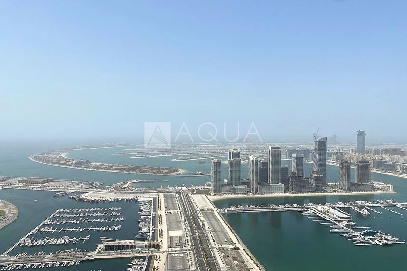 منظر كامل لجزر النخيل جميرا | شقة كبيرة مكونة من غرفتي نوم63777537854978110
