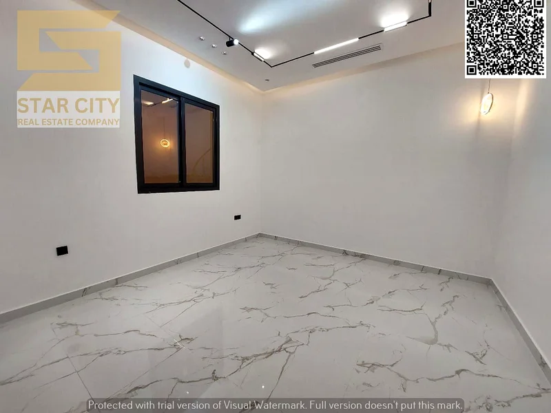 For sale, including registration fees, a 4-bedroom villa in the Al Bahia area of ​​Ajman, super deluxe finishing, freehold for all nationalities, bank63883227482113114