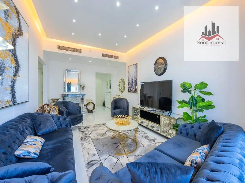 Sharjah Al Khan Beach Tower 1, two-bedroom apartment, hall, kitchen, 3 bathrooms and balcony63827987811971111