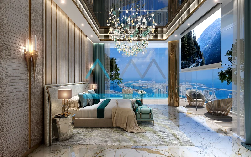 شقة فاخرة جدًا بمسكن مزدوج من 5 غرف نوم مع إطلالة على البحر والميناء63987074883331110