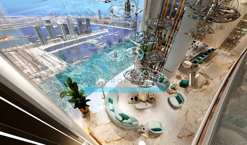 شقة فاخرة جدًا بمسكن مزدوج من 5 غرف نوم مع إطلالة على البحر والميناء63987074883331112