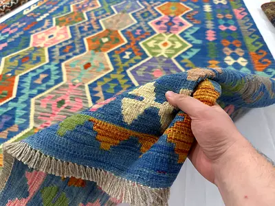 180 x 250 cm | New Handmade Stunning Turkmen Kilim