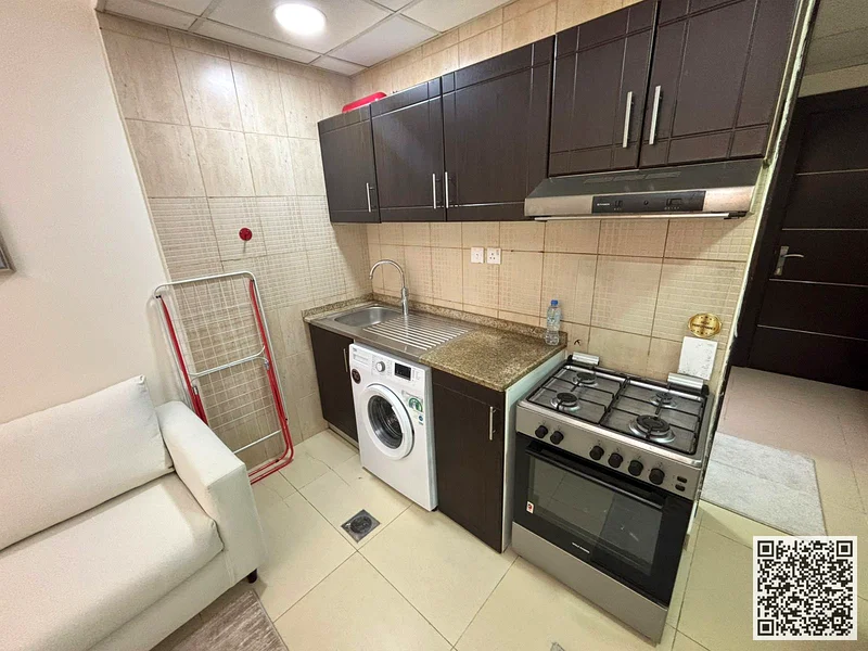 Studio apartment, With a semi-detached kitchen, fully furnished new, open view, all services included, Private Parking63837559377026113