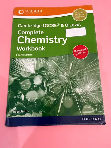 ‼️FLASH SALE‼️Cambridge IGCSE  O Level Complete Chemistry Workbook - Fourth Edition