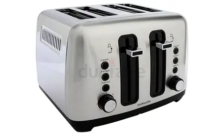 Brand New 4 slice metal toaster cookworks (fix price )