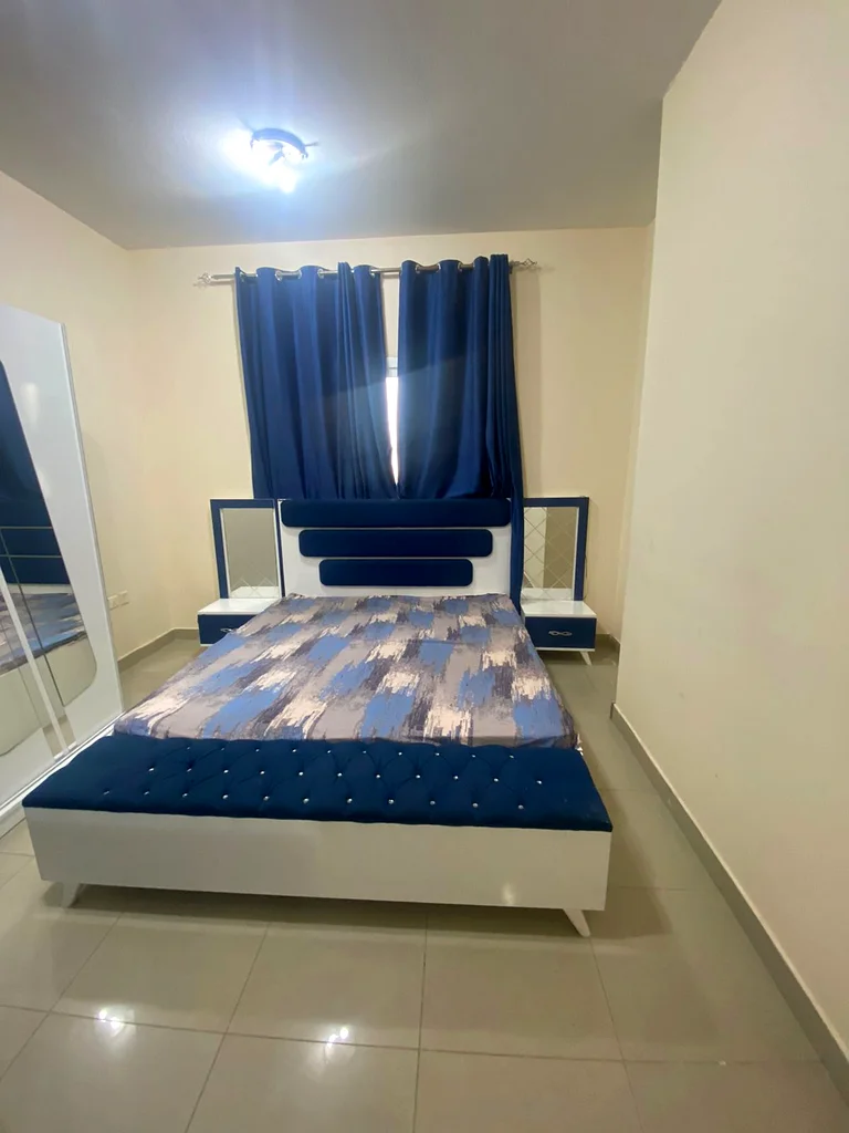 Two rooms,a hall,balcony,3bathroom,med room ,furnished with hotel furniture,6,199 dirhams with internet, Burj Manazel 263827987909761110