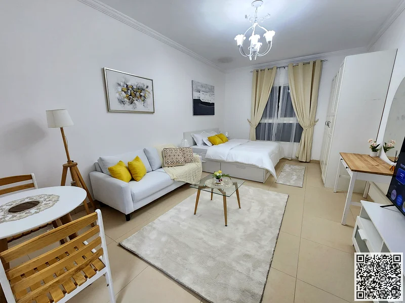 First resident, the most luxurious and upscale fully furnished studio for monthly rent in Al Jurf 2, Al Yasmeen Towers63837479846659110