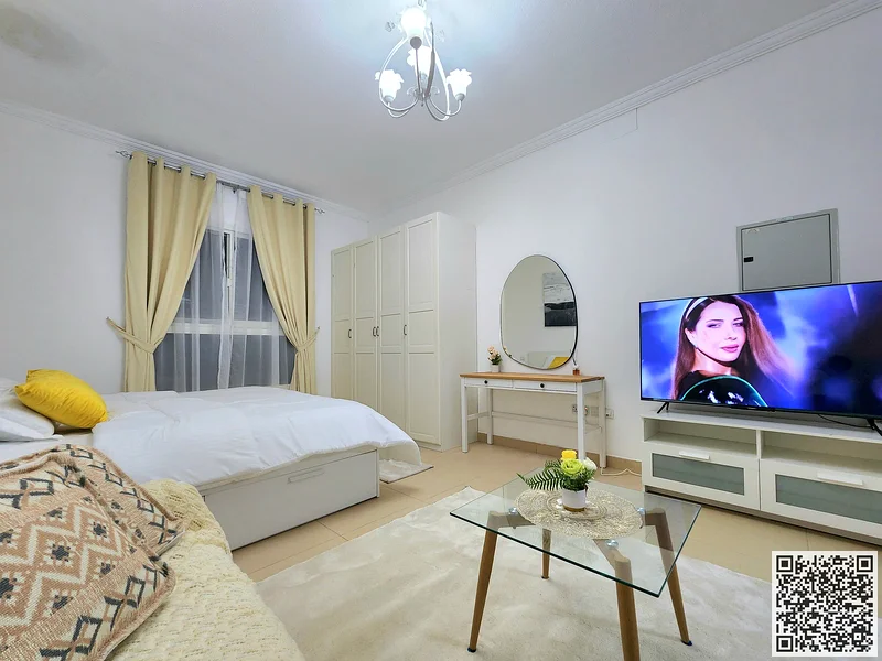 First resident, the most luxurious and upscale fully furnished studio for monthly rent in Al Jurf 2, Al Yasmeen Towers63837479846659111