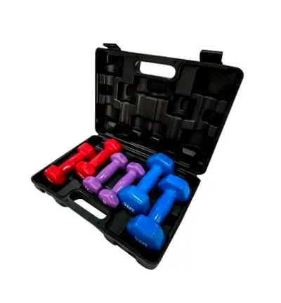 Vinyl Dumbbell Set TA KZ616 1kg/1.5kg/2.5kg