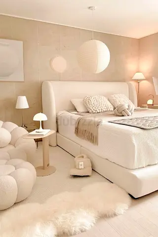 Luxurious Cloud Bed - Elevate Your Bedroom Style!