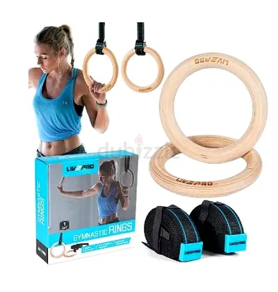 Livepro Wood Gym Ring Lp8123