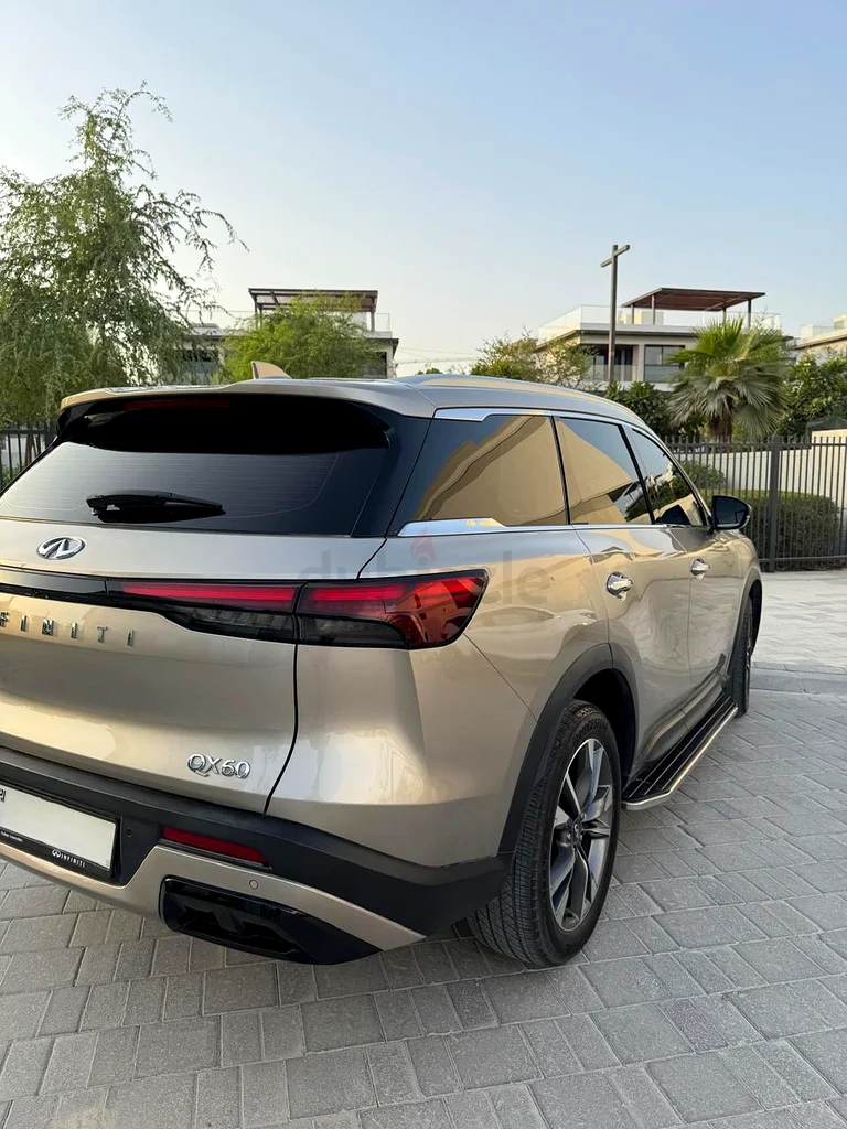 2023 Infiniti QX60 – Gold, Panoramic Roof, Accident-Free, 7-Seater63699030409603111