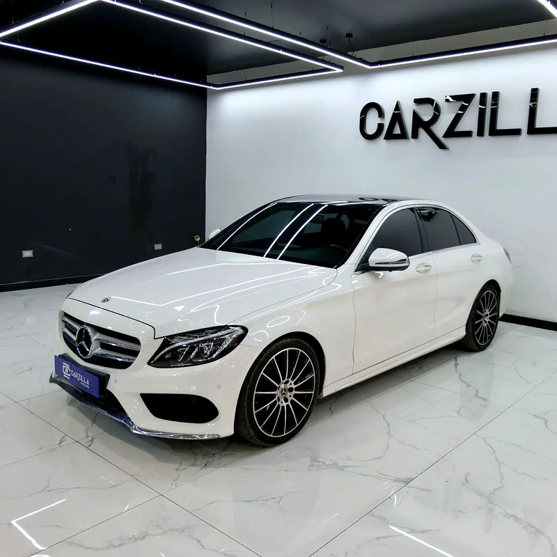 Mercedes Benz C200 2018 | Pristine Condition | Original Paint | GCC Specs63700563028099114