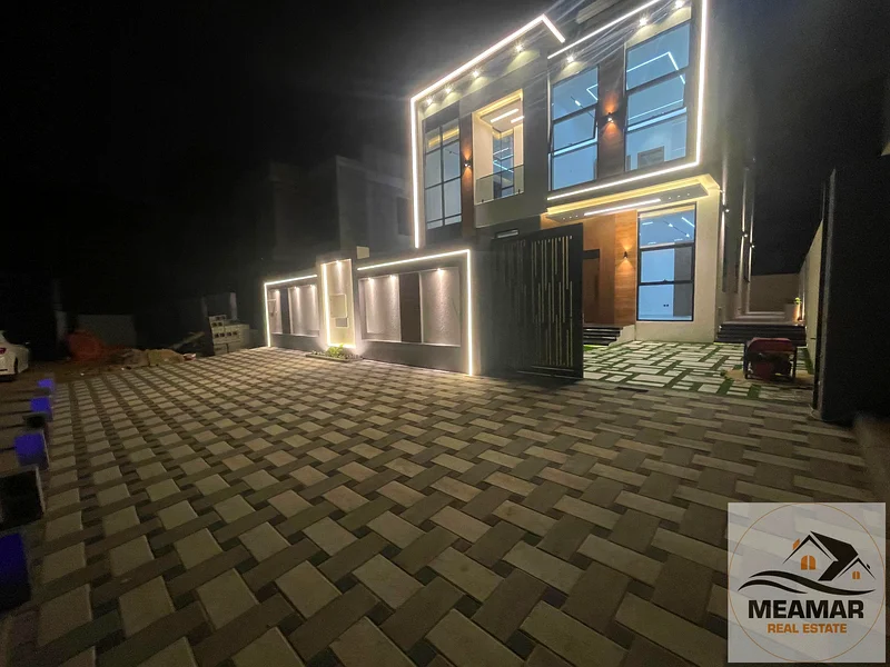 For freehold ownership in Ajman, all nationalities, a luxurious villa for sale, in Al Helio 1, including registration .installment 100%63893559702913114