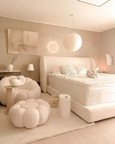 Luxurious Cloud Bed - Elevate Your Bedroom Style!