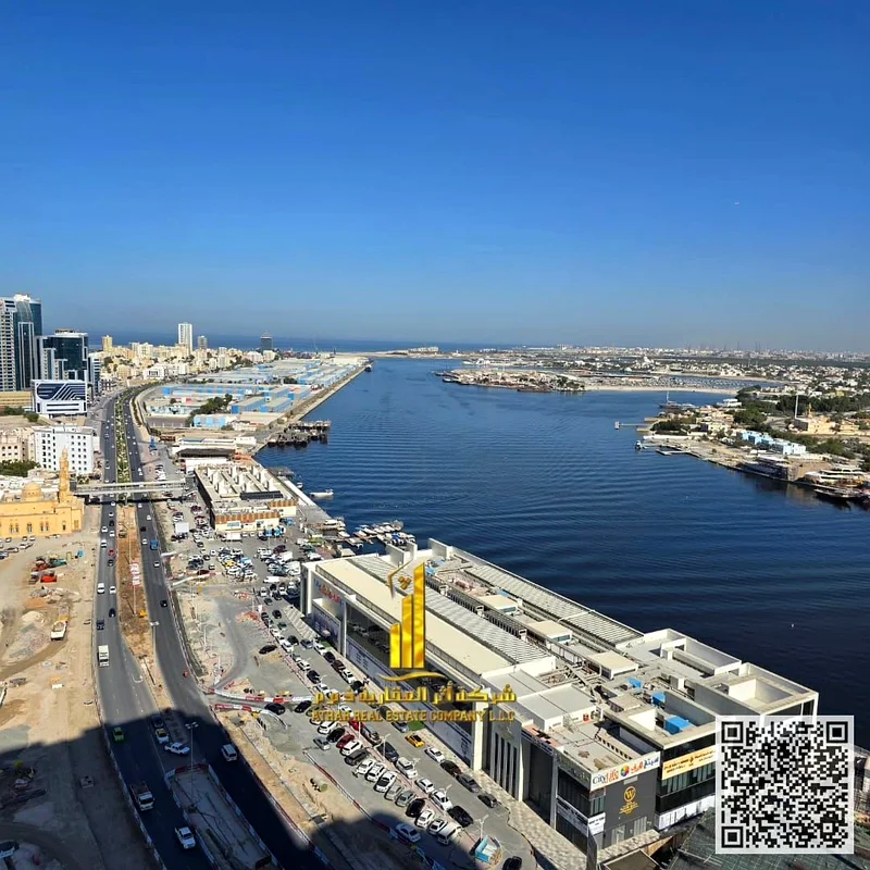 شقة مفروشة من غرفتي نوم للإيجار الشهري في عجمان - الرشيدية - أواسيس تاورز ✔️ إطلالة على البحر، تشمل الفواتير، الإنترنت مع صالة رياضية وبركة سباحة وموقف سيارات63852579247491111