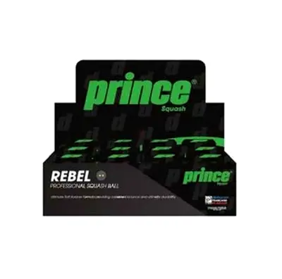 Prince Squash Balls- Rebel Single Yellow 1 Dz Box