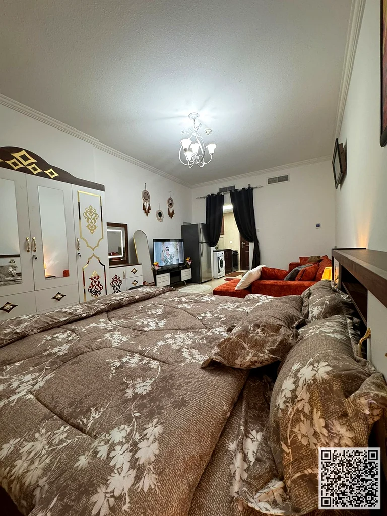 The most luxurious and upscale semi-detached studio with a distinctive view, fully furnished, new furniture, first resident, super deluxe, with a full63837479865859112