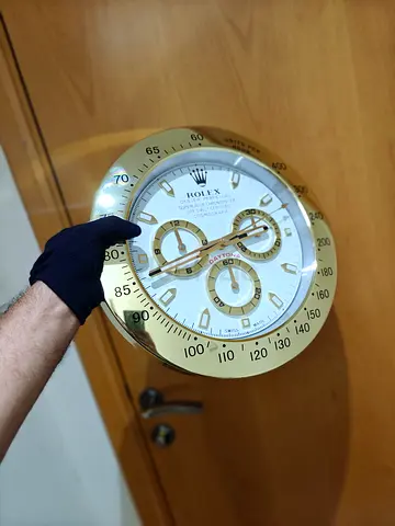 Wall clock Rolex luxury