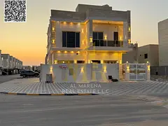 Luxury corner villa with 5 master bedrooms, a living room with laundry facilities, a modern kitchen,