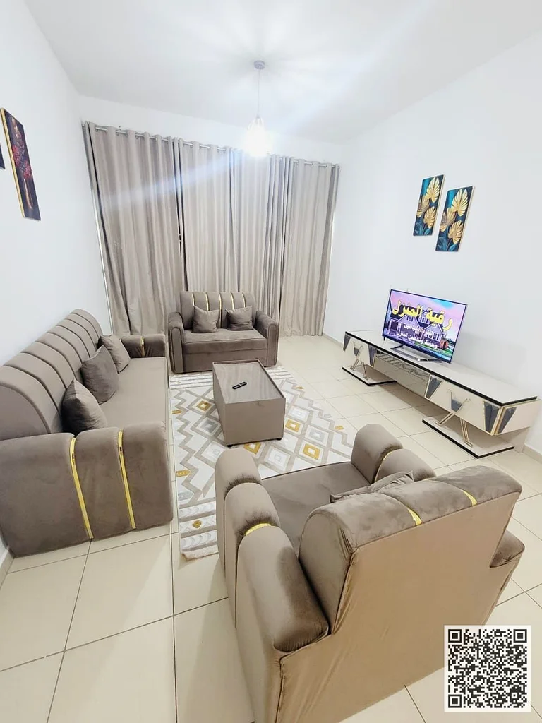 ✨ Luxury 1-Bedroom Furnished Apartment for Monthly Rent in Ajman One Towers – Al Rashidiya 3 ✨  Experience the finest living in one of Ajman's most p63838222974211114