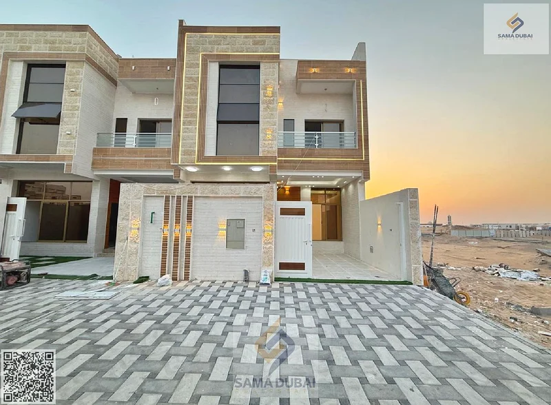 Townhouse villa in Ajman, price inclusive of registration fees and without annual fees. Freehold for the first resident.63913545207939110