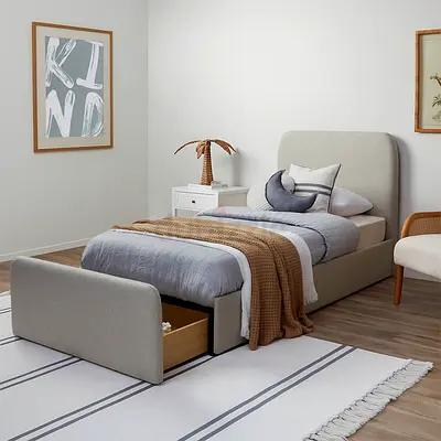 Stylish and Modern Bed with Storage - Perfect for Your Bedroom!
