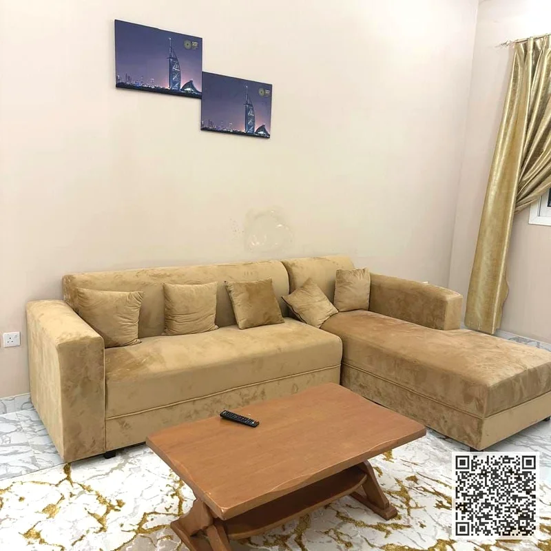 Furnished One-bedroom apartment for monthly rent in Ajman, Al Rashidiya 3 area - opposite Ajman One ✔️ Bills and internet included63838222982017114