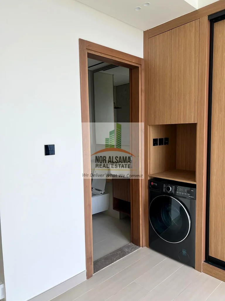 شقة جديدة بالكامل بتصميم أنيق مع إطلالة جميلة *** ومرافق فاخرة63787388680961113