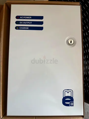 designed to provide reliable power and battery backup, often used in security or access control syst