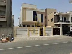 For sale, a villa in Ajman Al Zahia, 4 master bedrooms, a living room, a maid’s room, freehold for