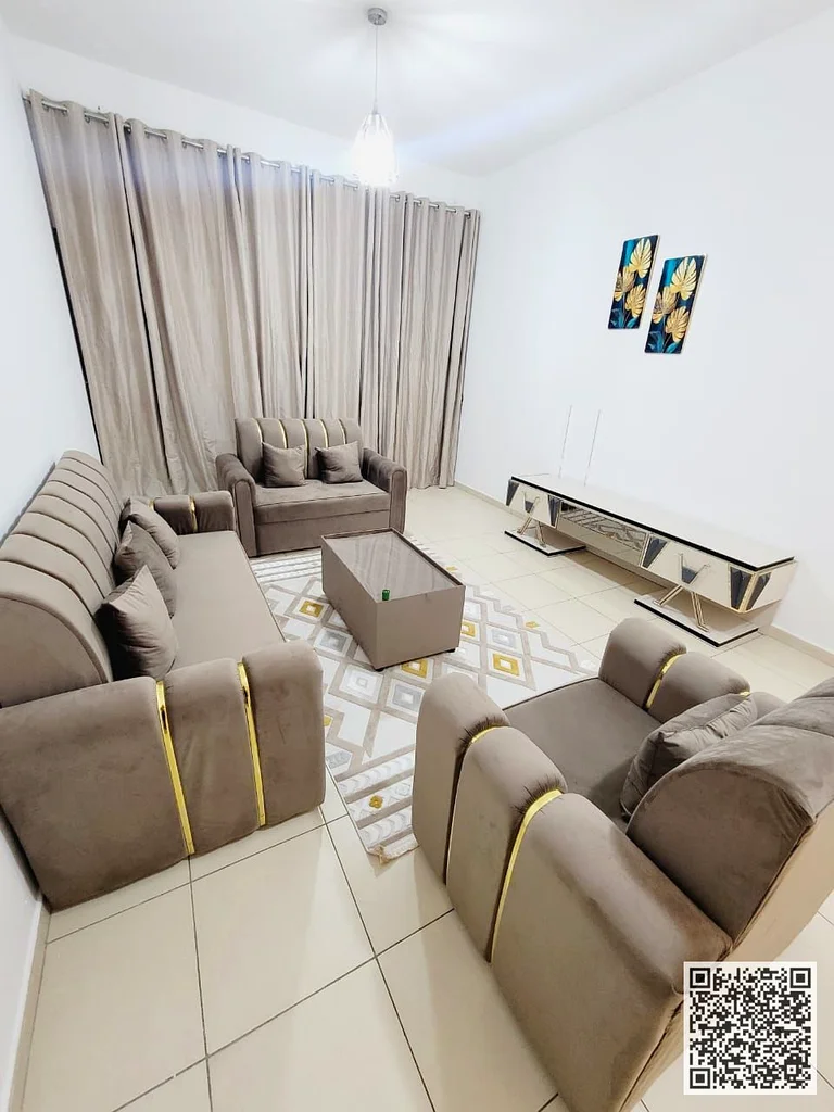 Furnished One-bedroom apartment for monthly rent in Ajman, Al Rashidiya 3 - Ajman One Towers ✔️ Bills and internet included ⚡📶 Private parking63836977080963114