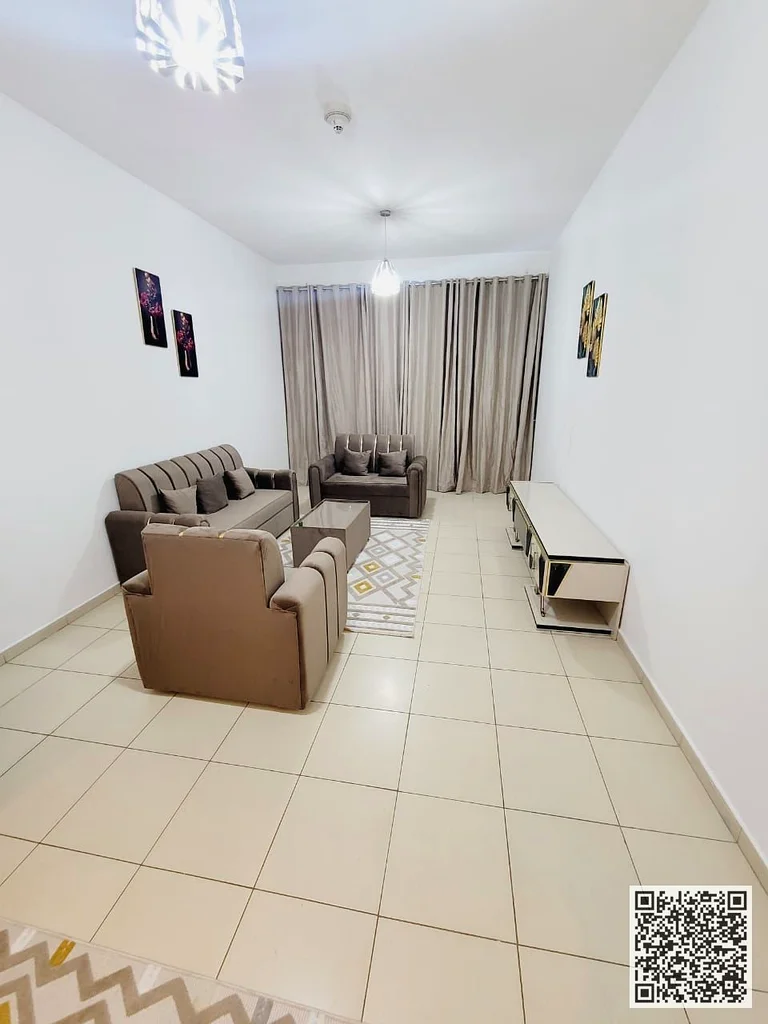 Furnished One-bedroom apartment for monthly rent in Ajman, Al Rashidiya 3 - Ajman One Towers ✔️ Bills and internet included ⚡📶 Private parking63836977080963110
