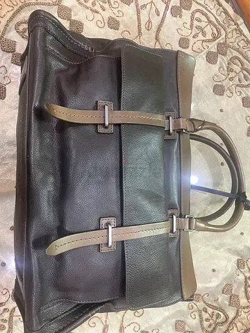 The Bridge Italian Unisex Medium Travel Shopper Bag
