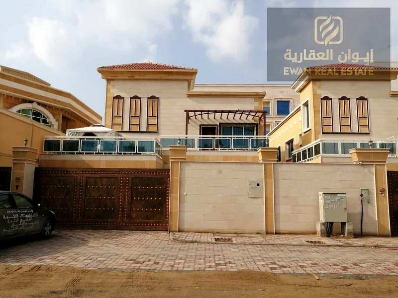 A wonderful villa for lovers of tranquility and distinction in the most upscale areas of Ajman, Al Muwaihat 3 - with all facilities. Villa for salei63869924549378110