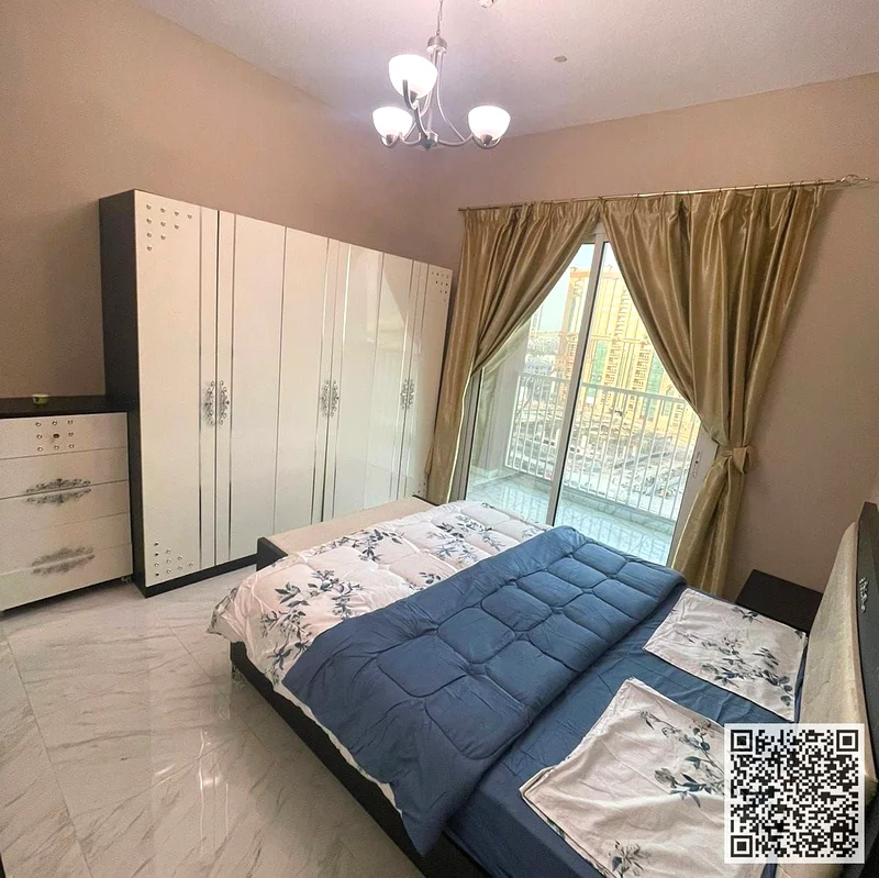 Furnished One-bedroom apartment for monthly rent in Ajman, Al Rashidiya 3 area - opposite Ajman One ✔️ Bills and internet included63838222982017111