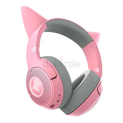 Razer Kraken Bt Kitty Edition Cute and Stylish Pink Cat Ear Headphones