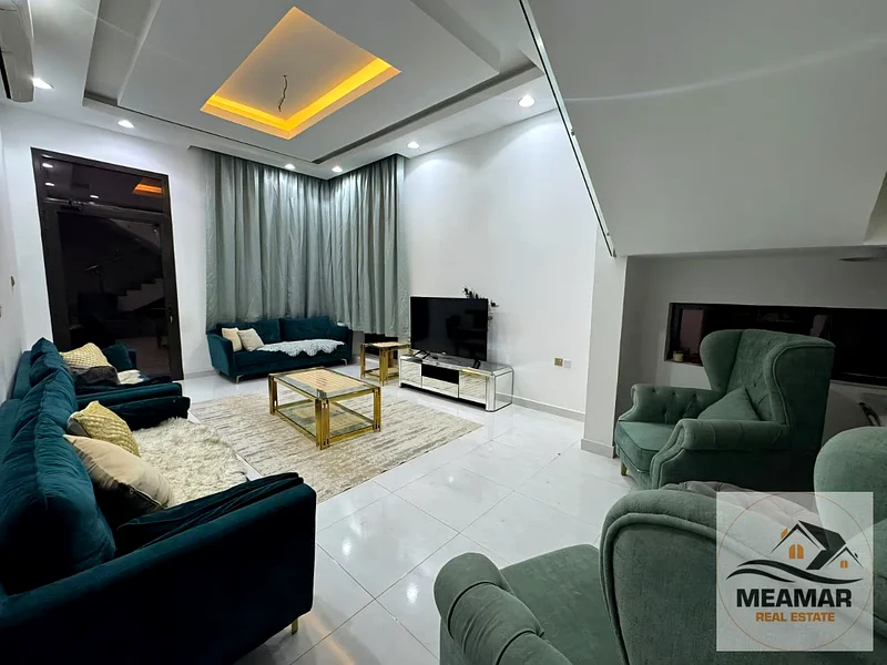 Fully stone villa for sale - Corner | Ajman - Al Helio 2 area with easy bank facilities and a third63913438083587114