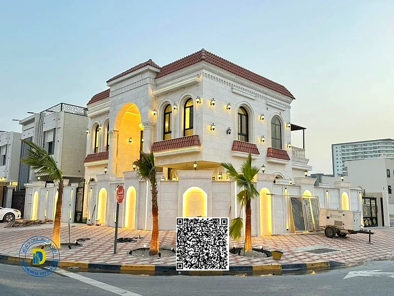 For sale, a classic corner villa, a miniature palace, 5 rooms, in the Al-Helio 2 area, freehold for all nationalities, bank financing63909982860931110