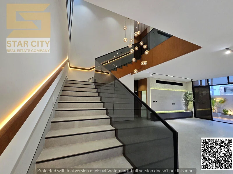 6BR Villa + Majlis + 2 Halls + Maid’s Room + Rooftop – Premium Stone Facade & Luxury Finish63873719198209114