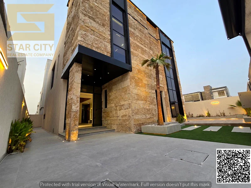 6BR Villa + Majlis + 2 Halls + Maid’s Room + Rooftop – Premium Stone Facade & Luxury Finish63873719198209112