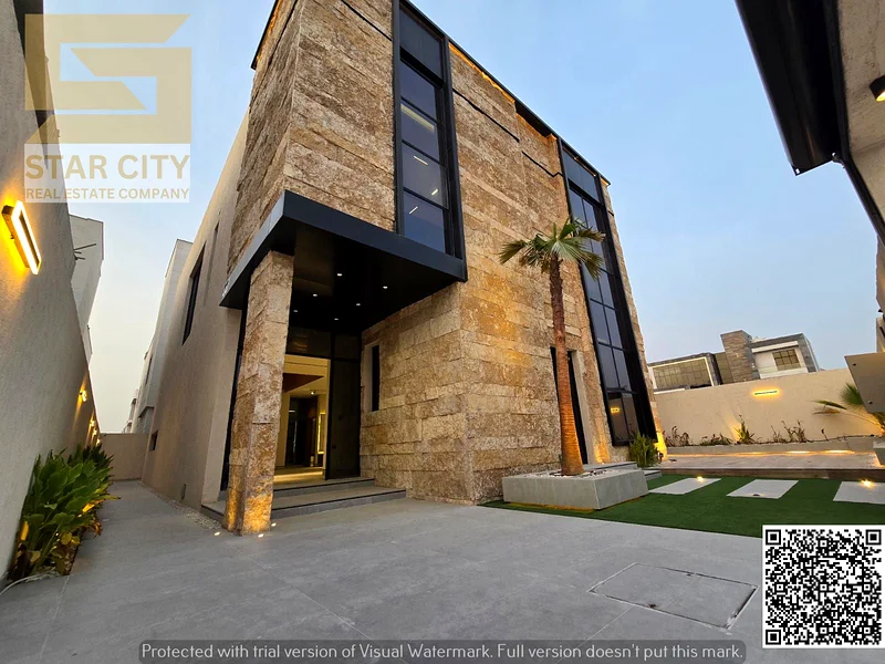 6BR Villa + Majlis + 2 Halls + Maid’s Room + Rooftop – Premium Stone Facade & Luxury Finish63873719198209111
