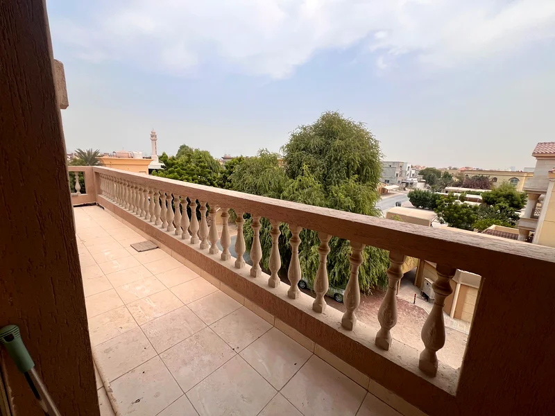 Apartment available for rent consisting of two bedrooms, a hall, two bathrooms, a large balcony, a spacious roof, large spaces, and a distinguished lo63711429326594113