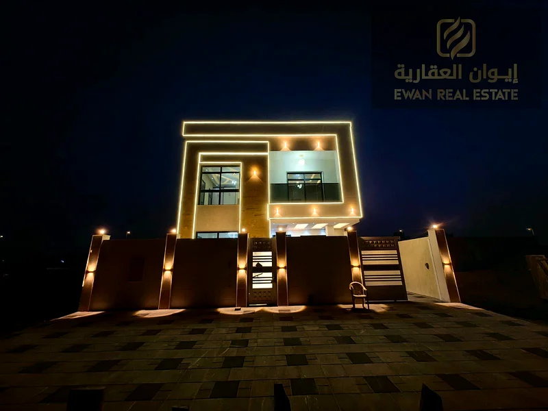 A wonderful villa for lovers of tranquility and distinction in the most prestigious area of ​​Ajman, Al Helio 2. With all amenities, a villa for sale63909666247042111