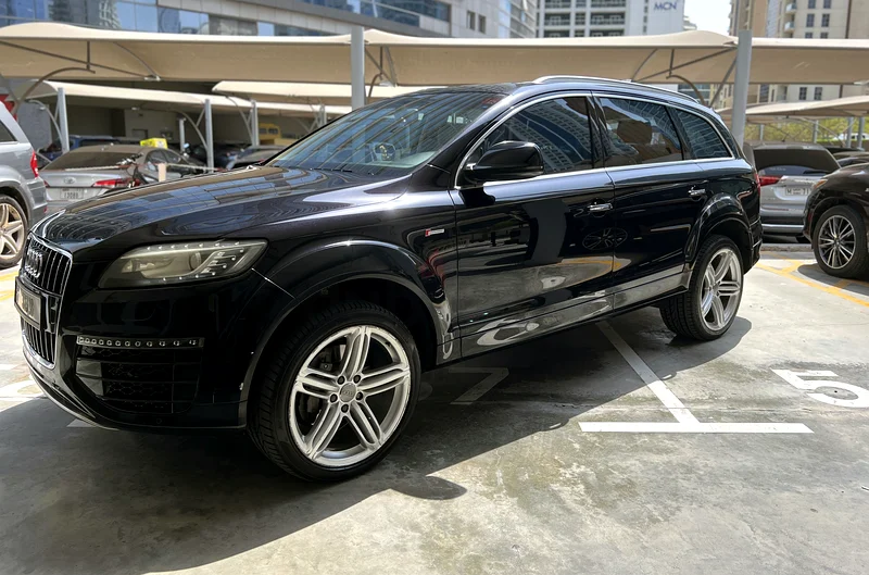 Audi Q7 2015 GCC | S-Line | V6 TFSI | Excellent Condition | Family Car | Full Service History63699036734337111