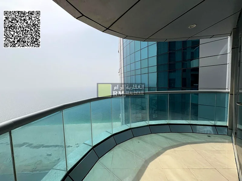 شقة بغرفتي نوم مع مطبخ مفتوح بإطلالة على البحر والمدينة متاحة للبيع - خطة التقسيط | المساحة 2400 قدم مربع | أبراج ريزيدنس كورنيش عجمان، الإمارات العربية المتحدة.63871086885891110