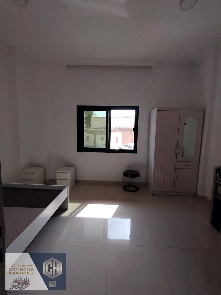 1BHK apartment (one bedroom and hall) in Al Rashidiya, close to all services, located in a prime area with a family building63720775462402114